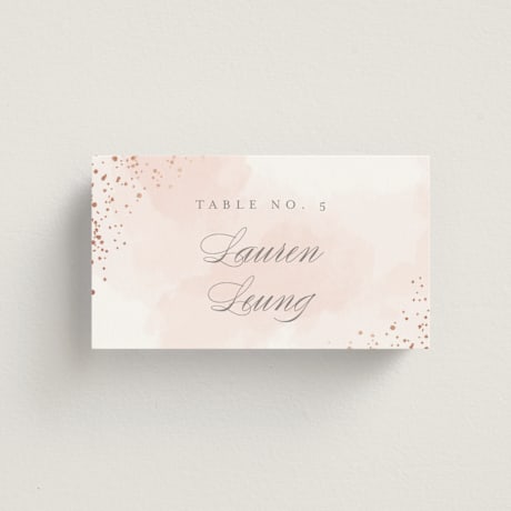 Foil-Pressed Place Cards