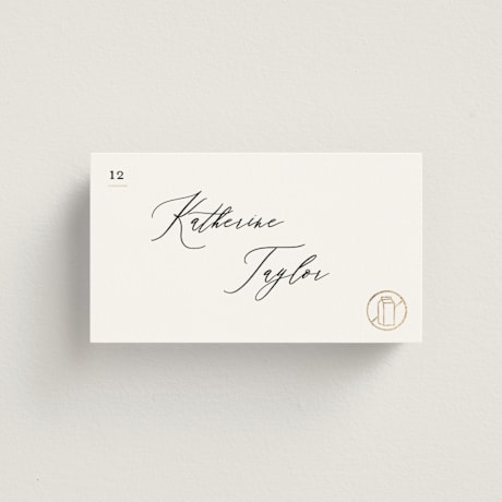 Foil-Pressed Place Cards