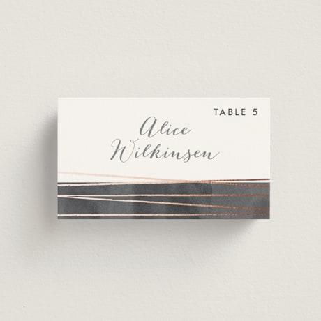 Foil-Pressed Place Cards