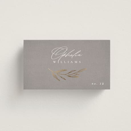 Foil-Pressed Place Cards