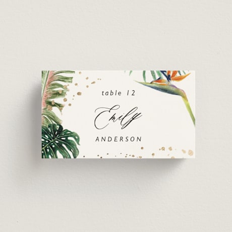Foil-Pressed Place Cards