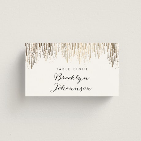 Foil-Pressed Place Cards