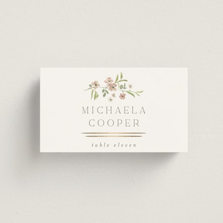 Foil-Pressed Place Cards