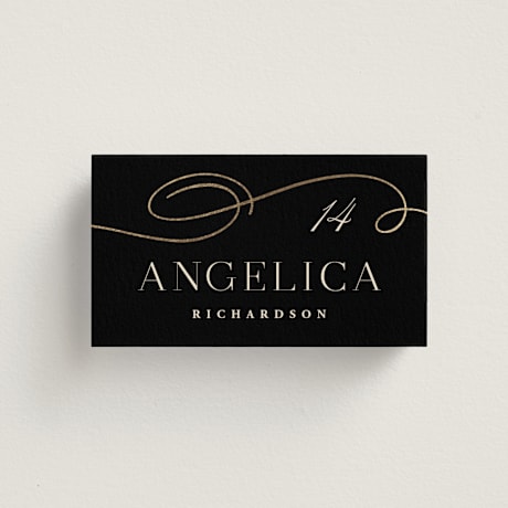 Foil-Pressed Place Cards