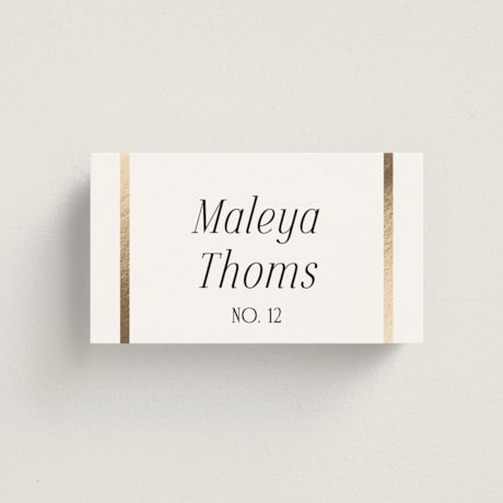 Foil-Pressed Place Cards
