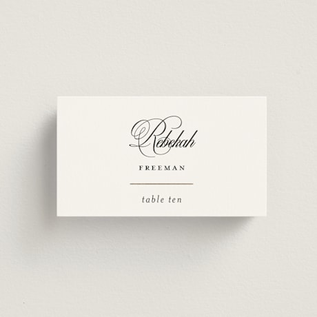 Foil-Pressed Place Cards