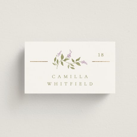Foil-Pressed Place Cards