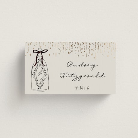 Foil-Pressed Place Cards