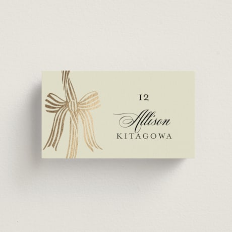 Foil-Pressed Place Cards