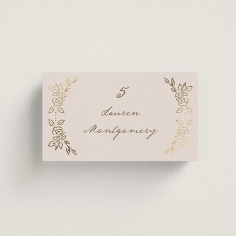 Foil-Pressed Place Cards