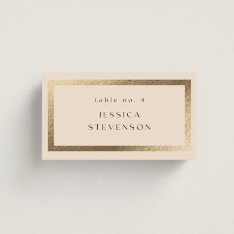 Foil-Pressed Place Cards