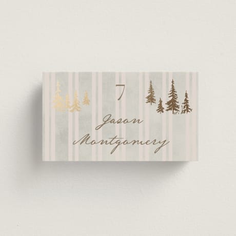 Foil-Pressed Place Cards