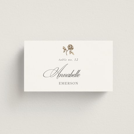 Foil-Pressed Place Cards