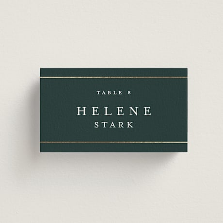 Foil-Pressed Place Cards