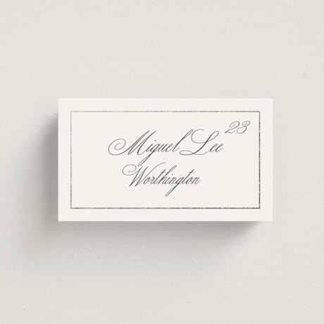 Foil-Pressed Place Cards