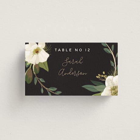 Foil-Pressed Place Cards