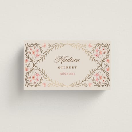 Foil-Pressed Place Cards