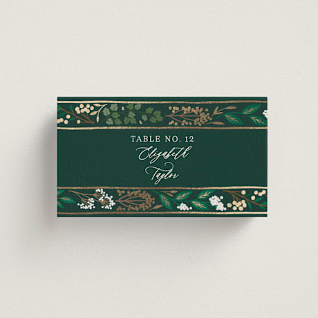 Foil-Pressed Place Cards