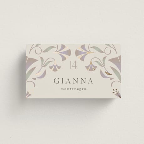 Foil-Pressed Place Cards