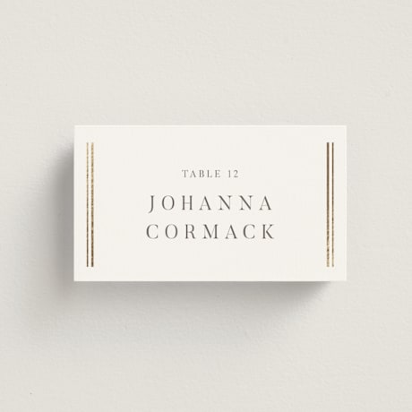 Foil-Pressed Place Cards