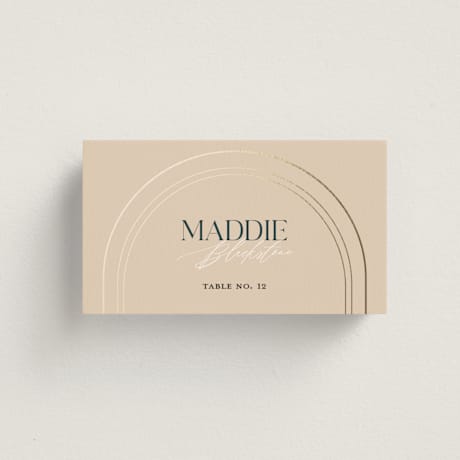 Foil-Pressed Place Cards