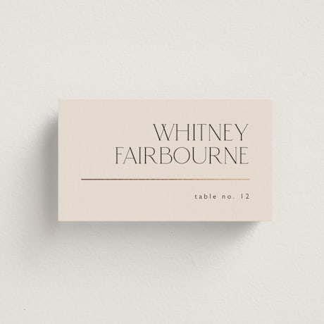 Foil-Pressed Place Cards
