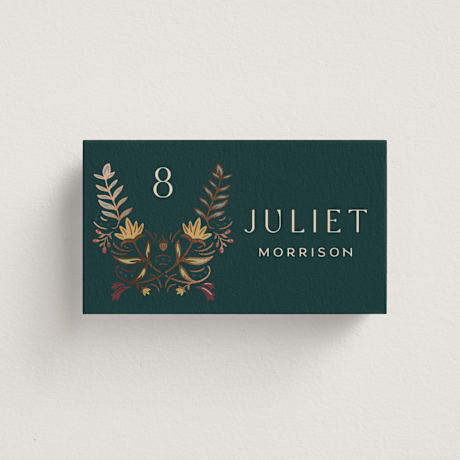 Foil-Pressed Place Cards