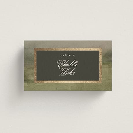 Foil-Pressed Place Cards