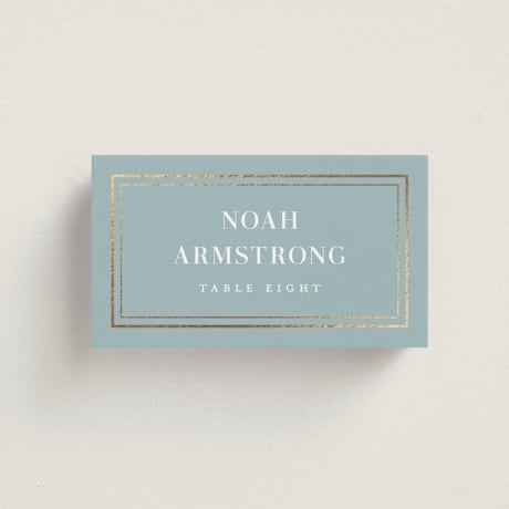 Foil-Pressed Place Cards