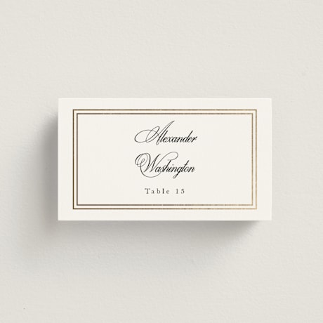Foil-Pressed Place Cards