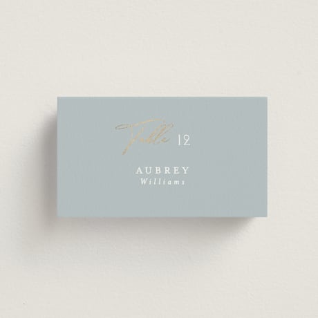 Foil-Pressed Place Cards