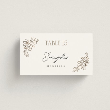 Foil-Pressed Place Cards