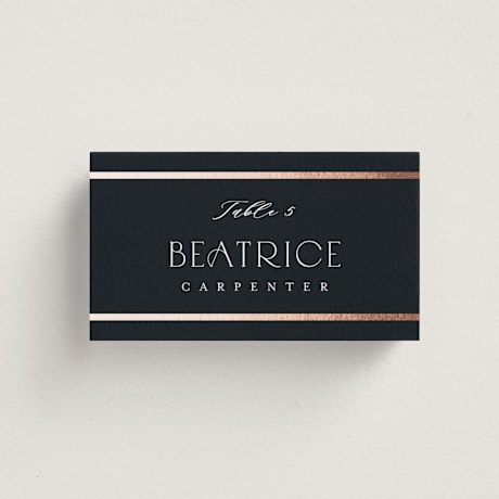Foil-Pressed Place Cards