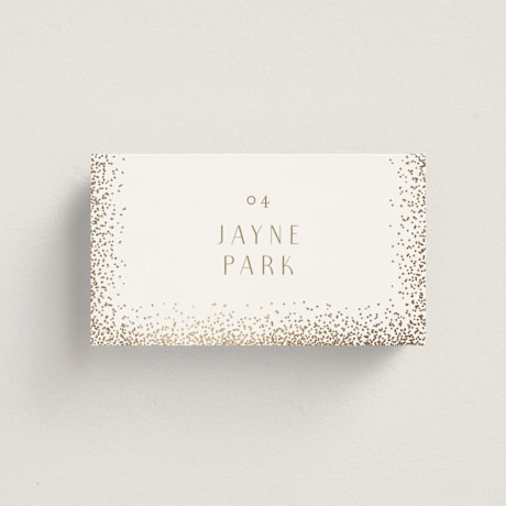 Foil-Pressed Place Cards
