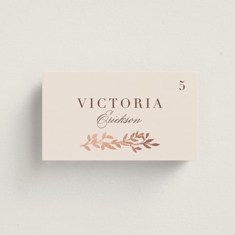 Foil-Pressed Place Cards