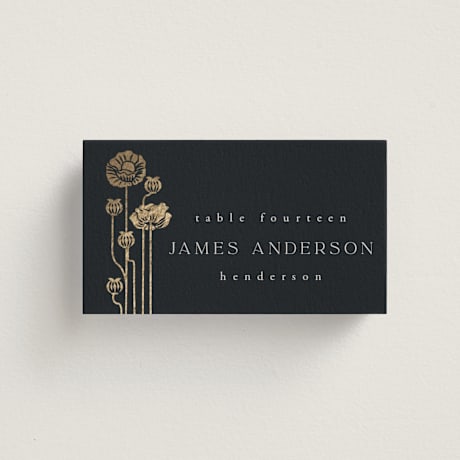 Foil-Pressed Place Cards