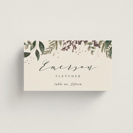 Foil-Pressed Place Cards