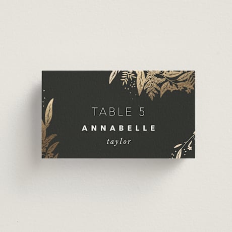 Foil-Pressed Place Cards