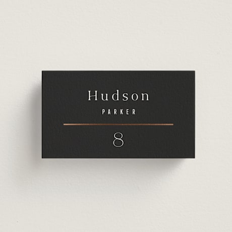 Foil-Pressed Place Cards