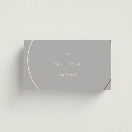 Foil-Pressed Place Cards