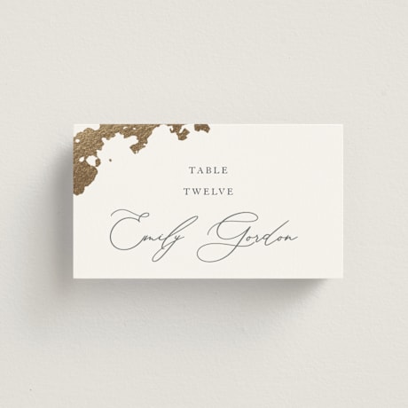 Foil-Pressed Place Cards