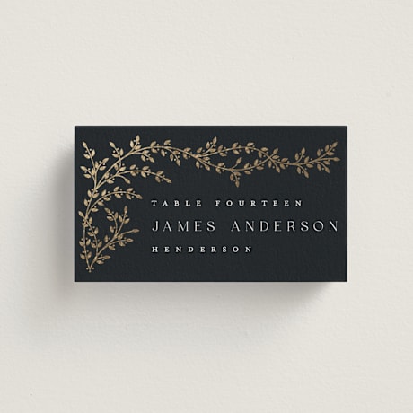Foil-Pressed Place Cards