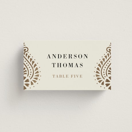 Foil-Pressed Place Cards
