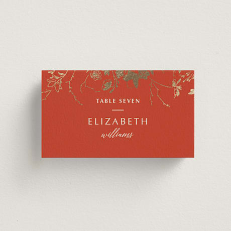 Foil-Pressed Place Cards
