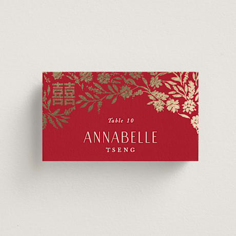 Foil-Pressed Place Cards
