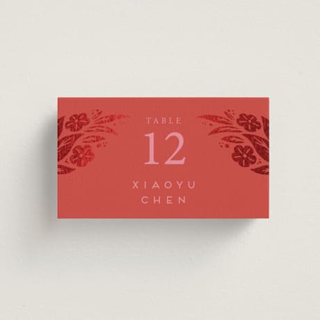 Foil-Pressed Place Cards