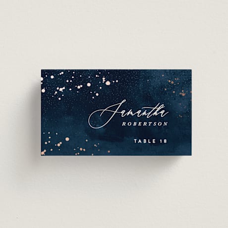 Foil-Pressed Place Cards
