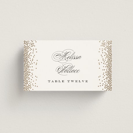 Foil-Pressed Place Cards