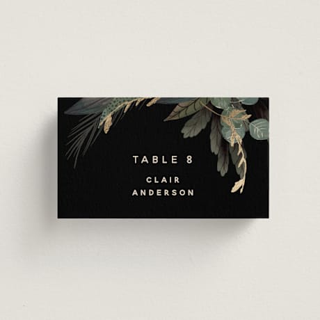 Foil-Pressed Place Cards