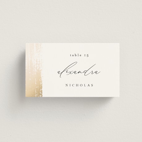 Foil-Pressed Place Cards